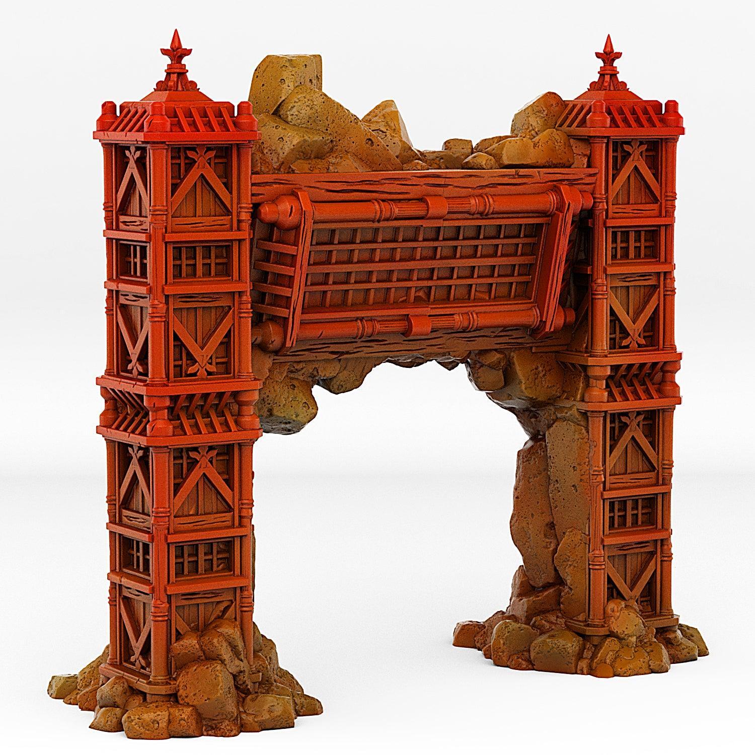 Ancient Asian Temple Portal