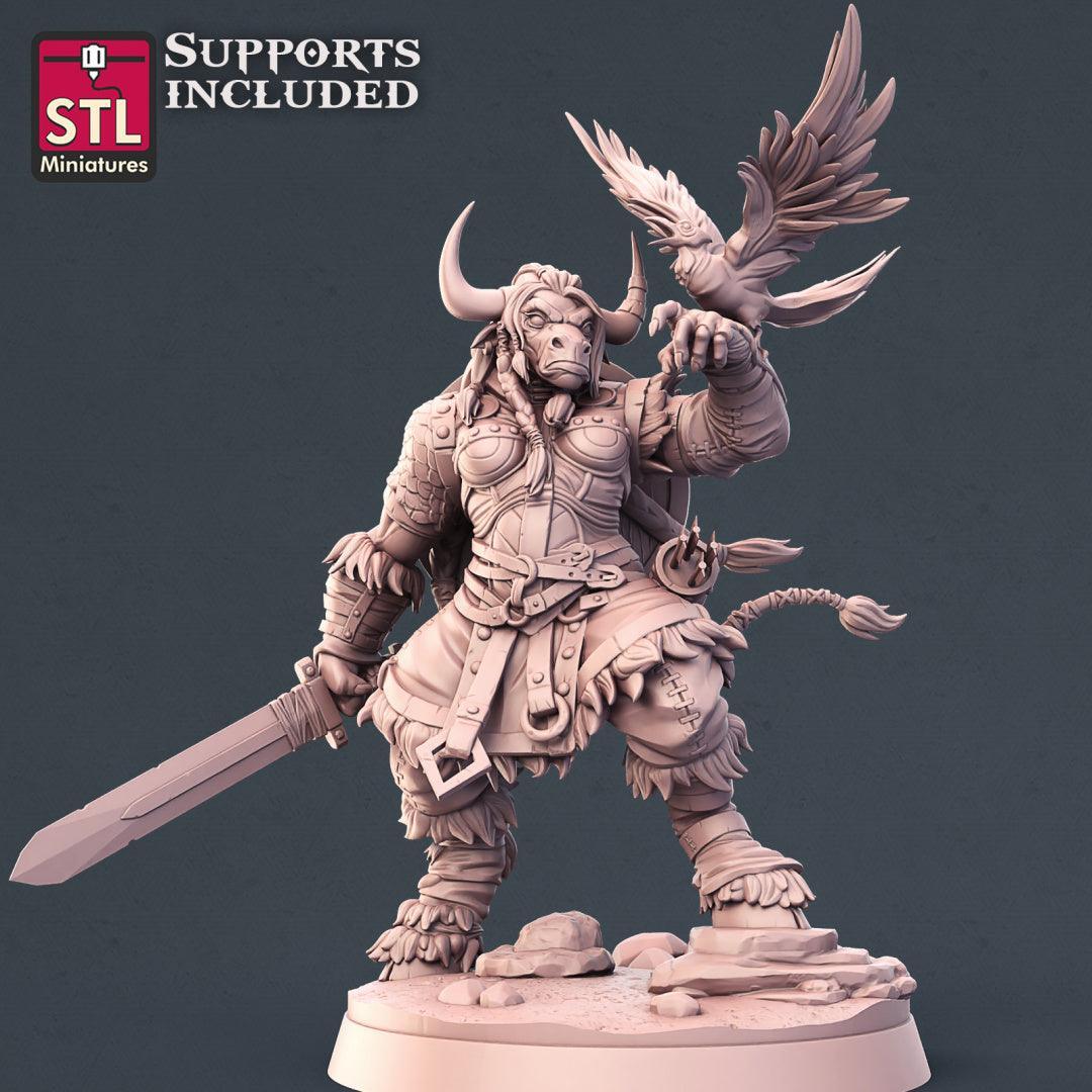 Viking Minotaur B 28mm miniature