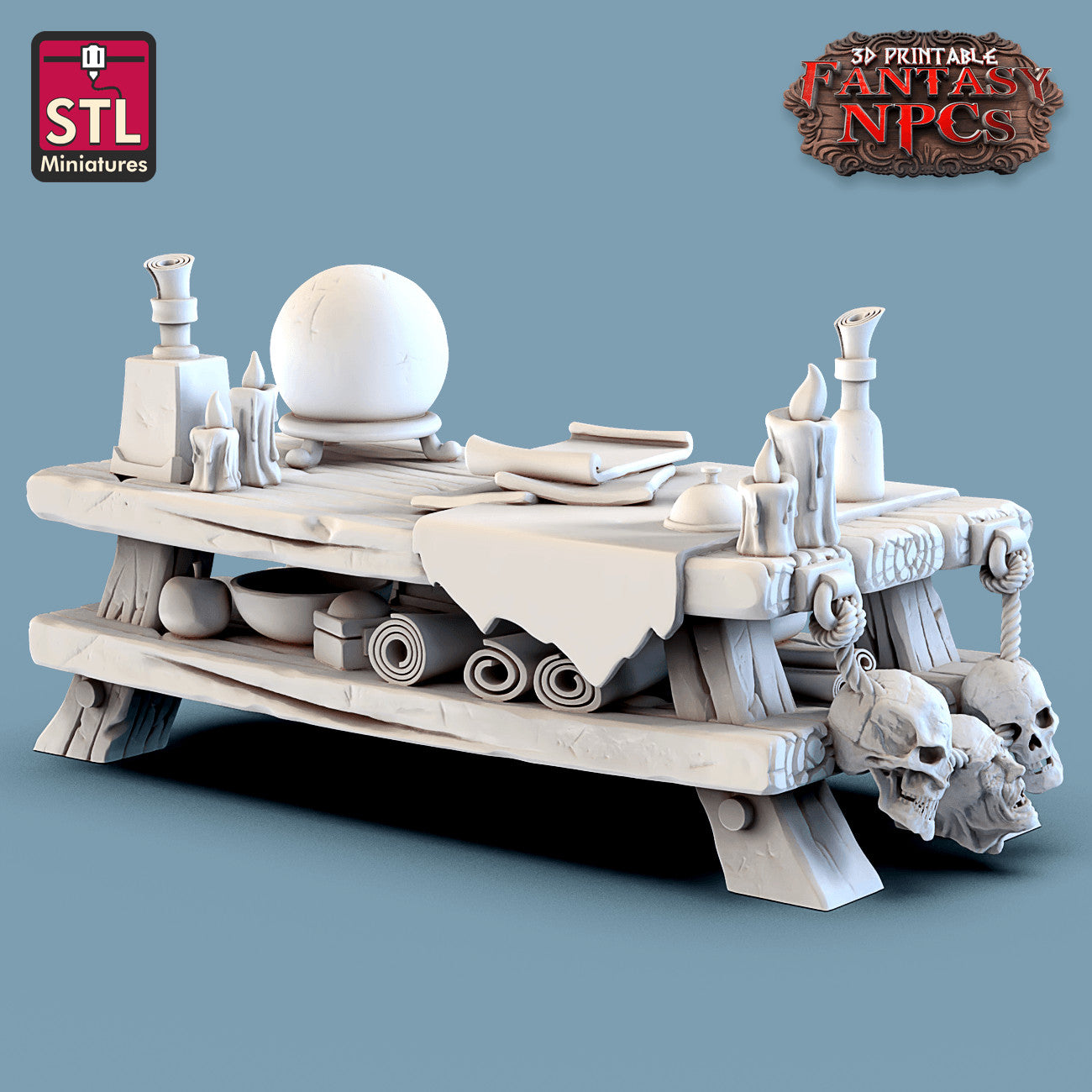 Magic item vendor desk 28mm scenery