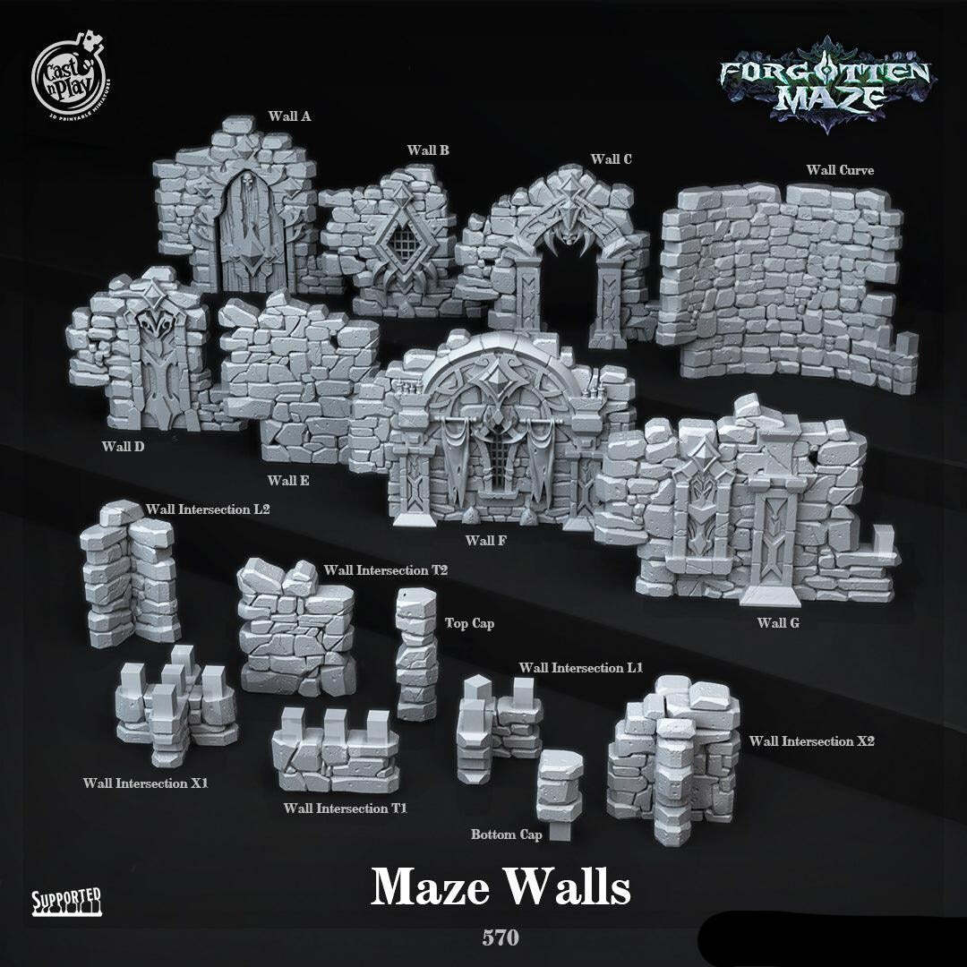 Maze Walls – Forgotten Maze