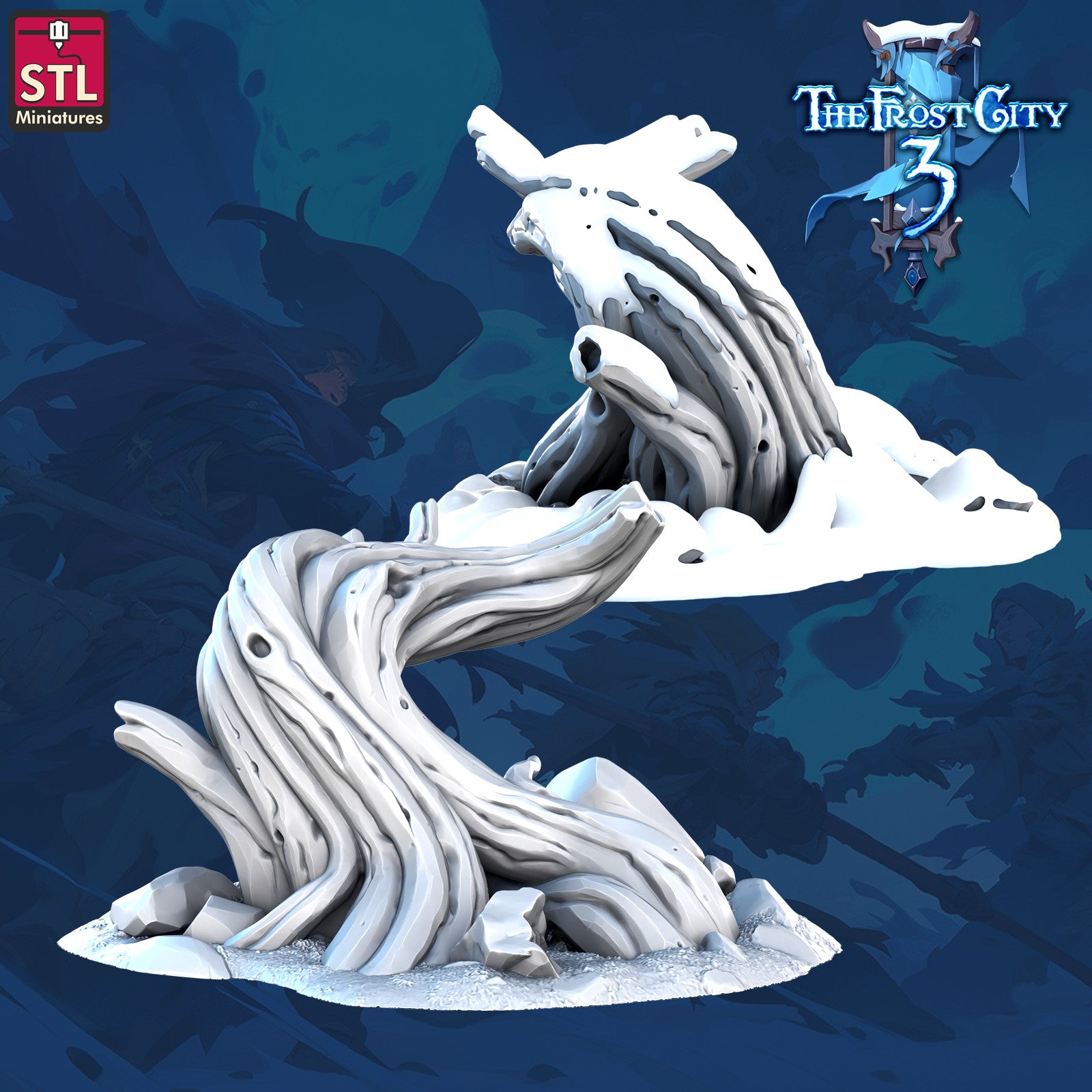 Tree C 28mm resin terrain piece
