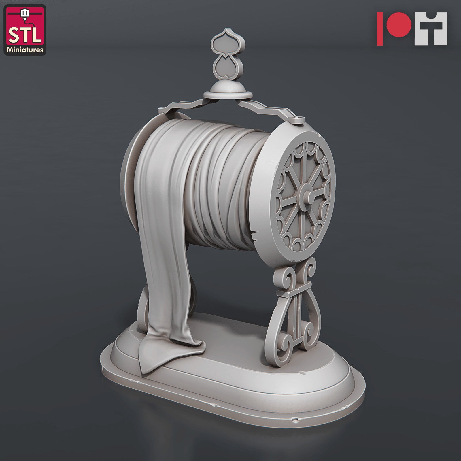 Knitting machine and reel stand 28mm scenery