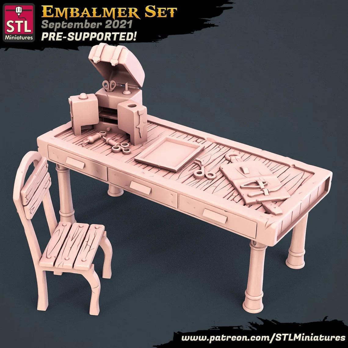 Embalmer figure miniature