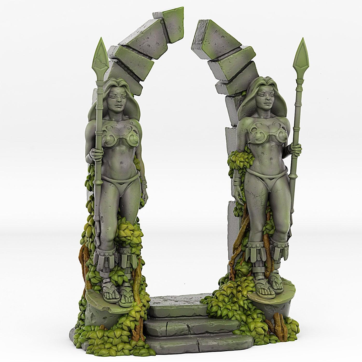 Amazone Portal With Its Lianas Effect