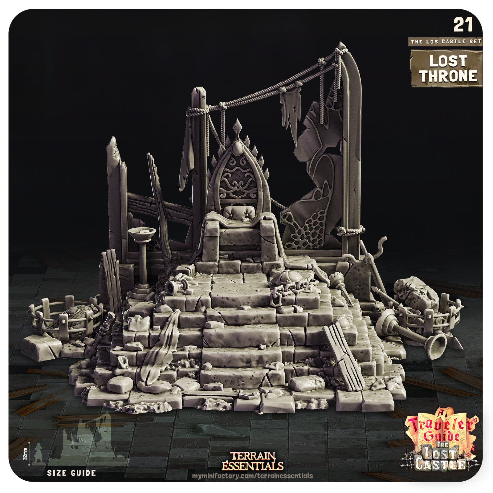 Lost Throne The Lost Castle Terrain Set