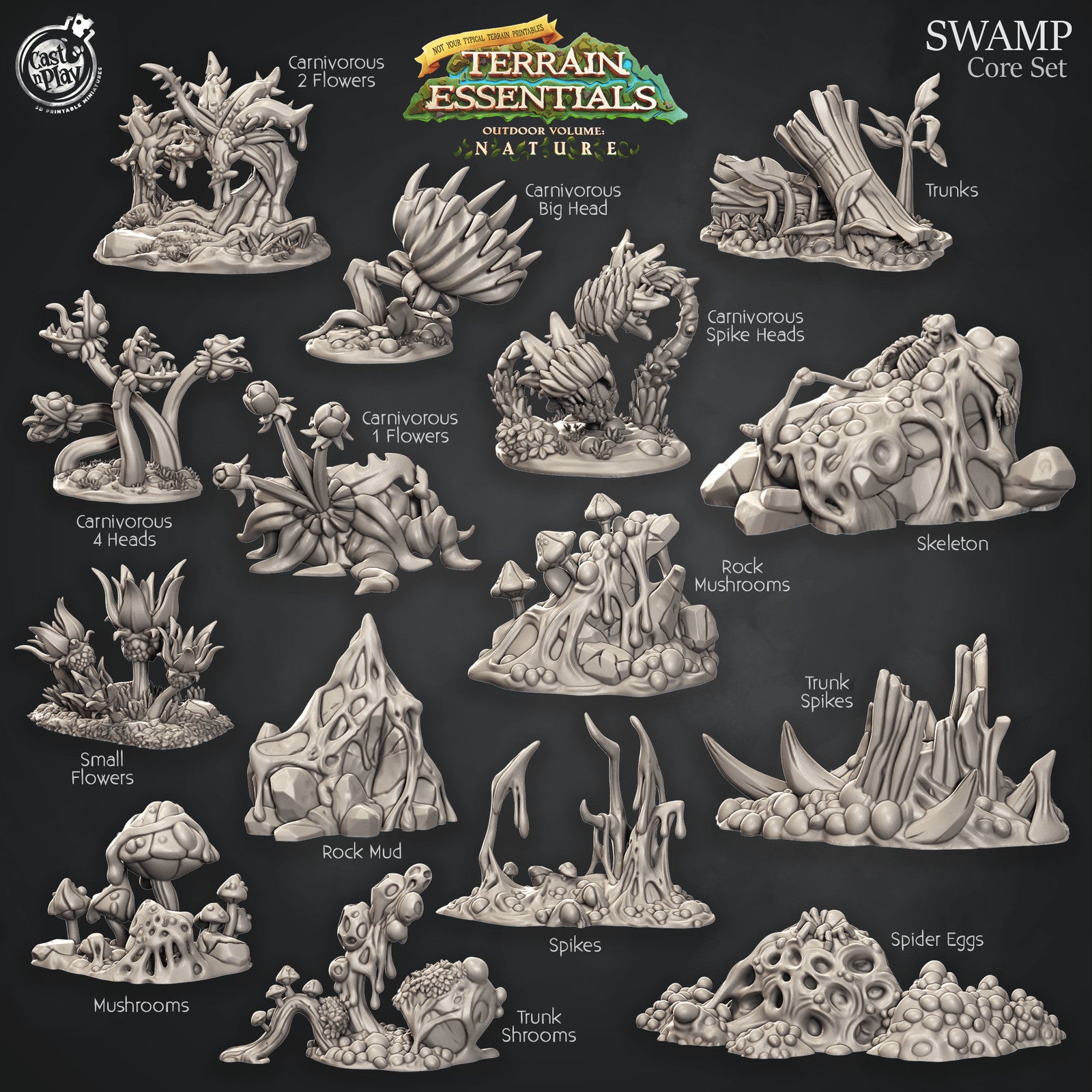 Swamp Terrain Swamp Core Set Nature