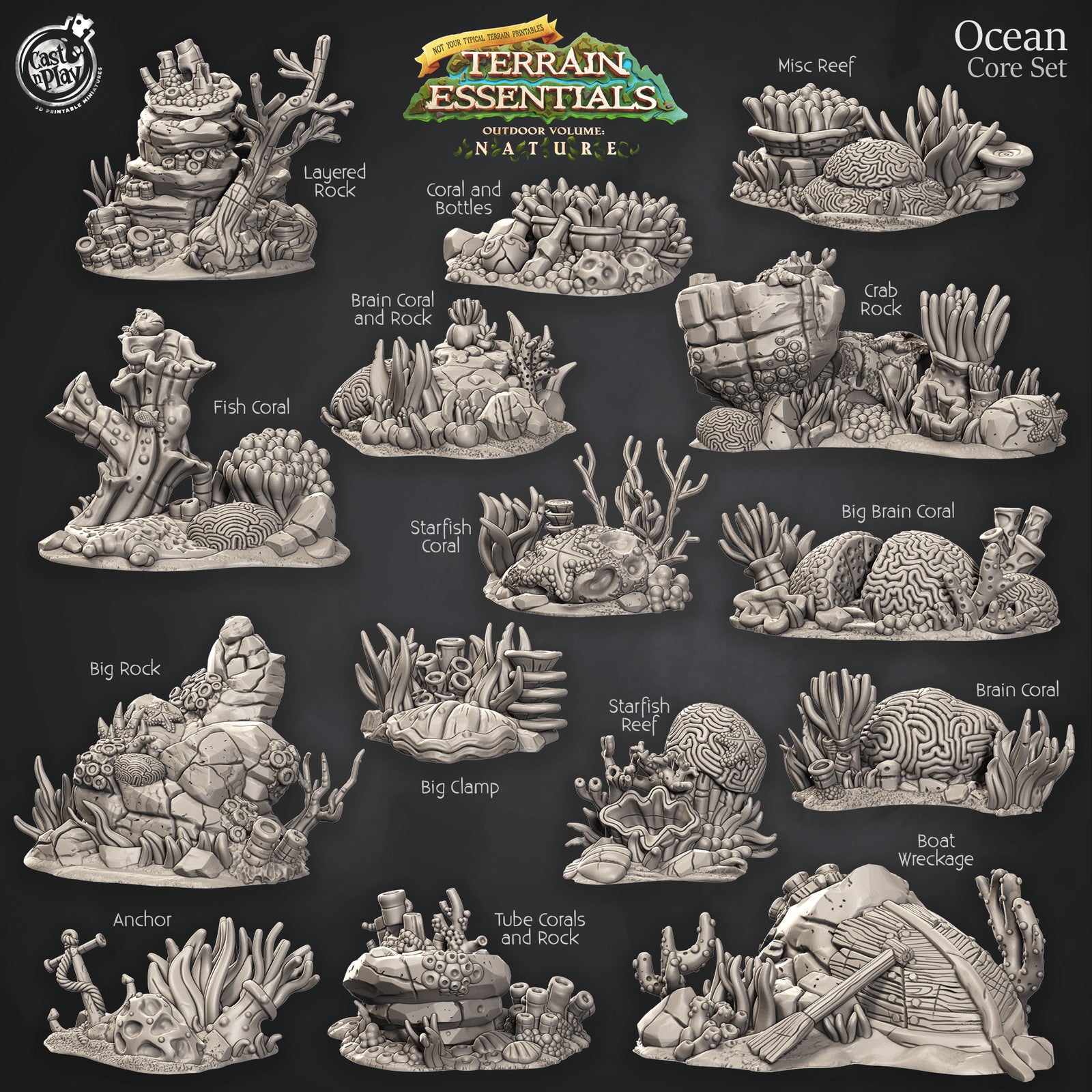 Ocean Core Set Ocean Terrain Set