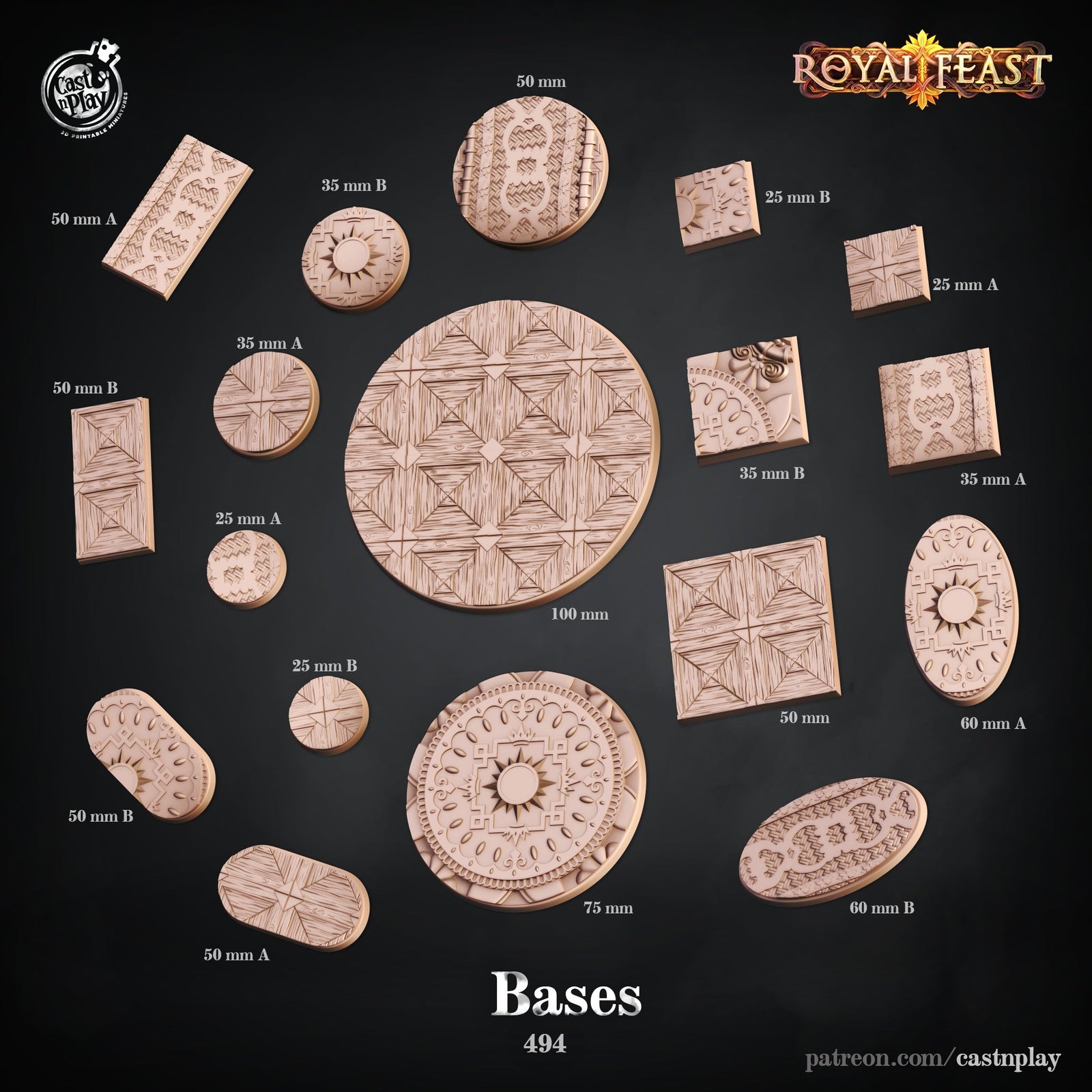 Cast n Play Chateau Bases Royal Feast