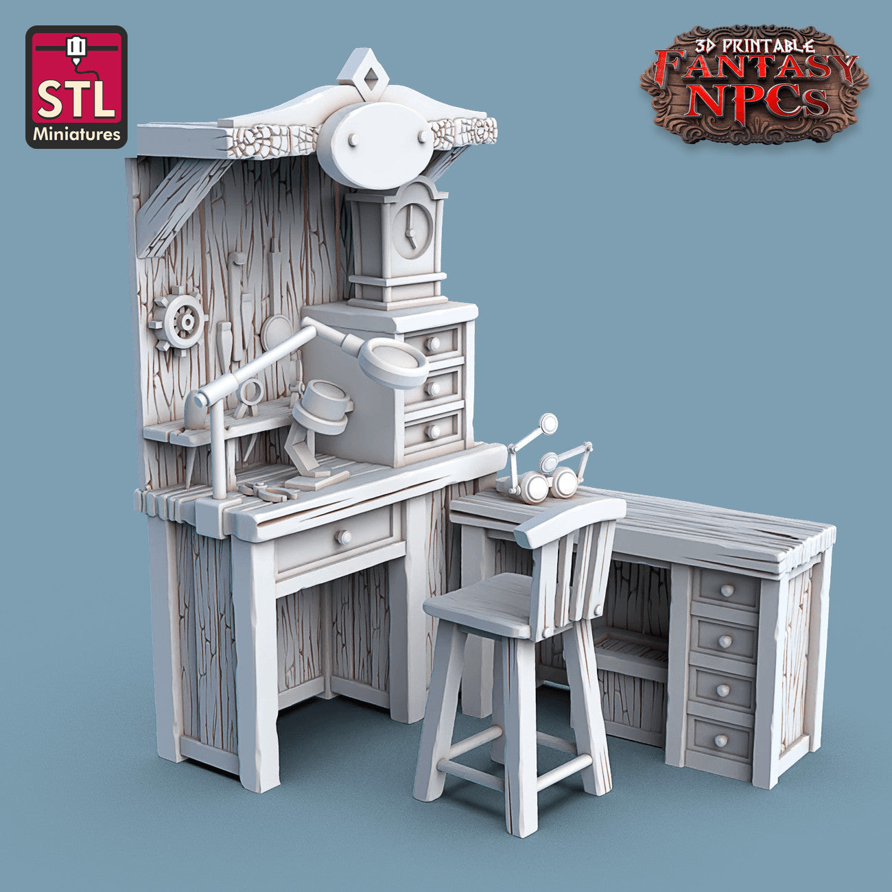 Clockworkers display case terrain piece