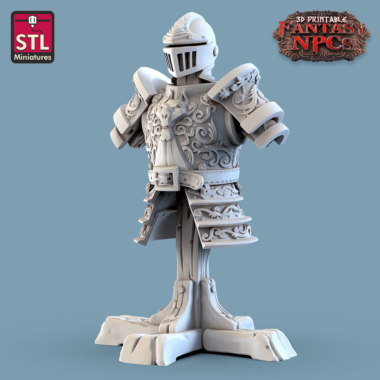 Armour merchant figure miniature