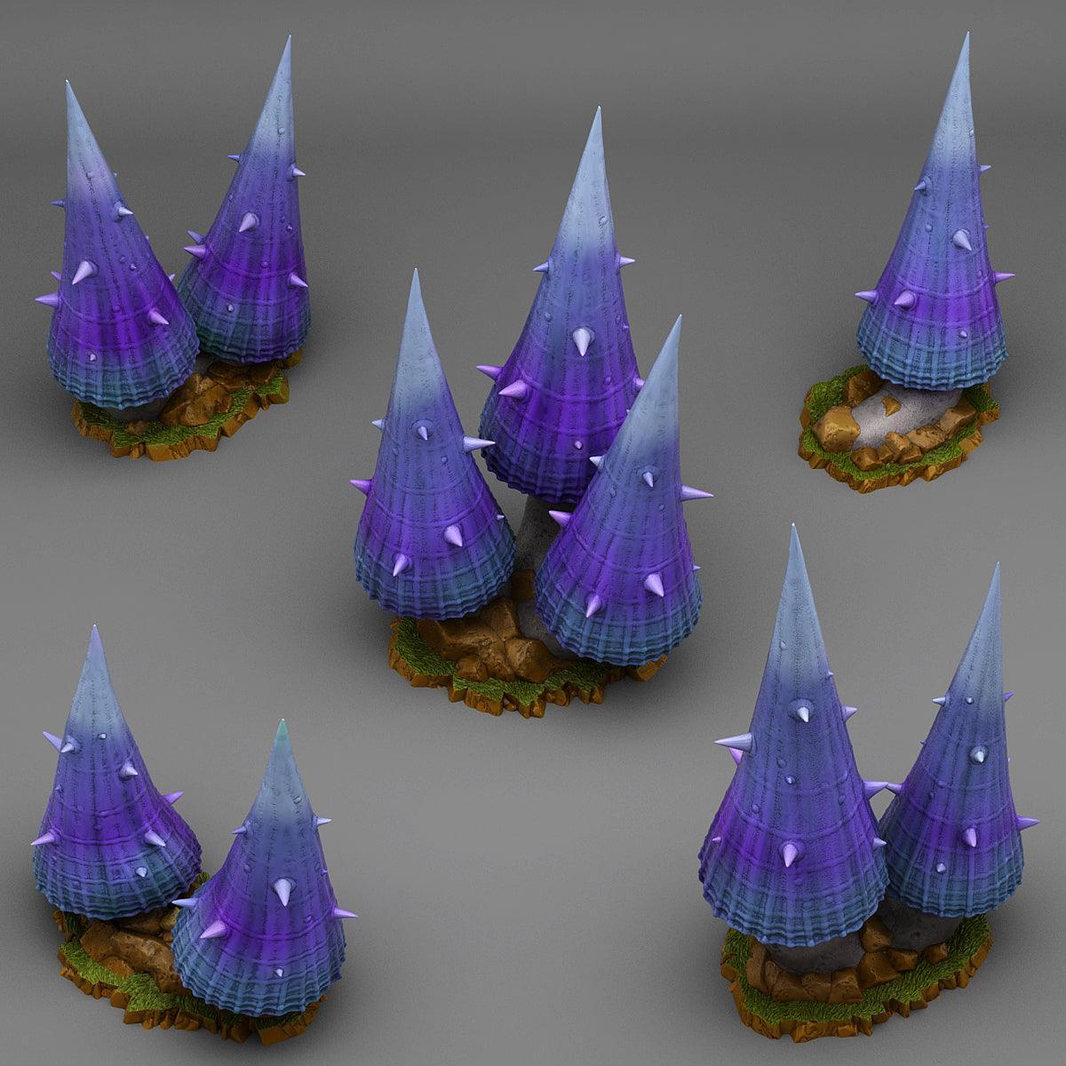 Dangerous Purple Mushrooms