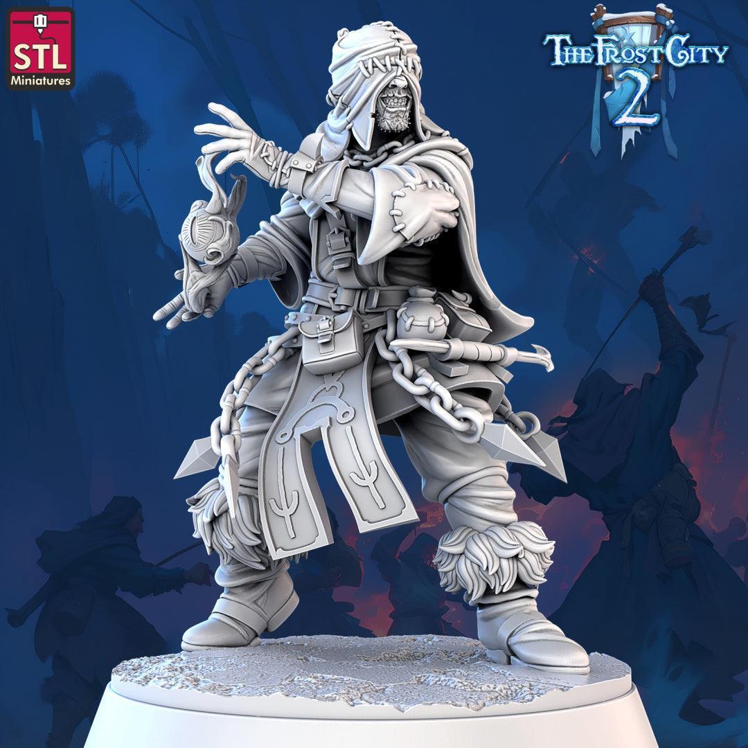 Frost City mage 28mm miniature