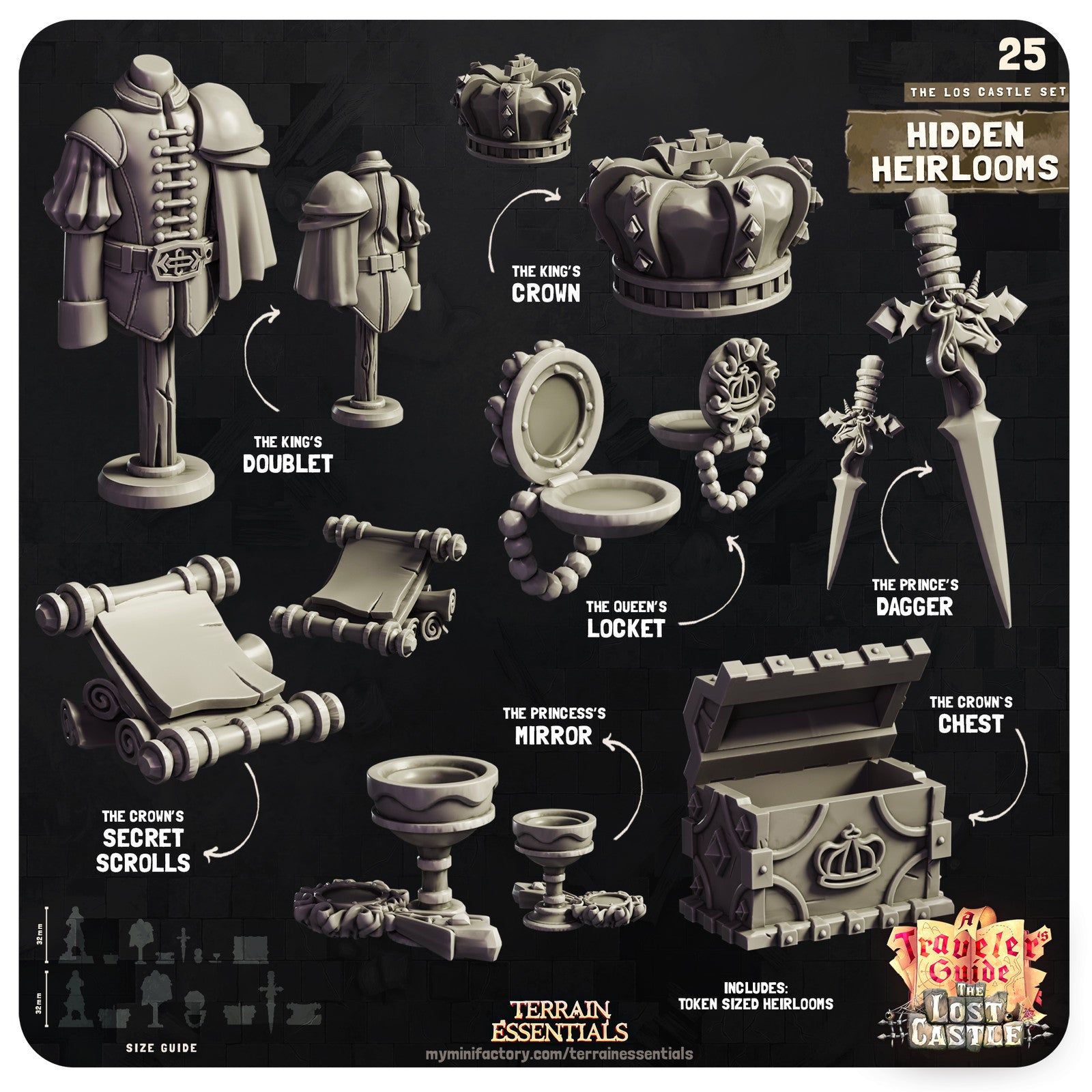 Hidden Heirlooms The Lost Castle Terrain Set