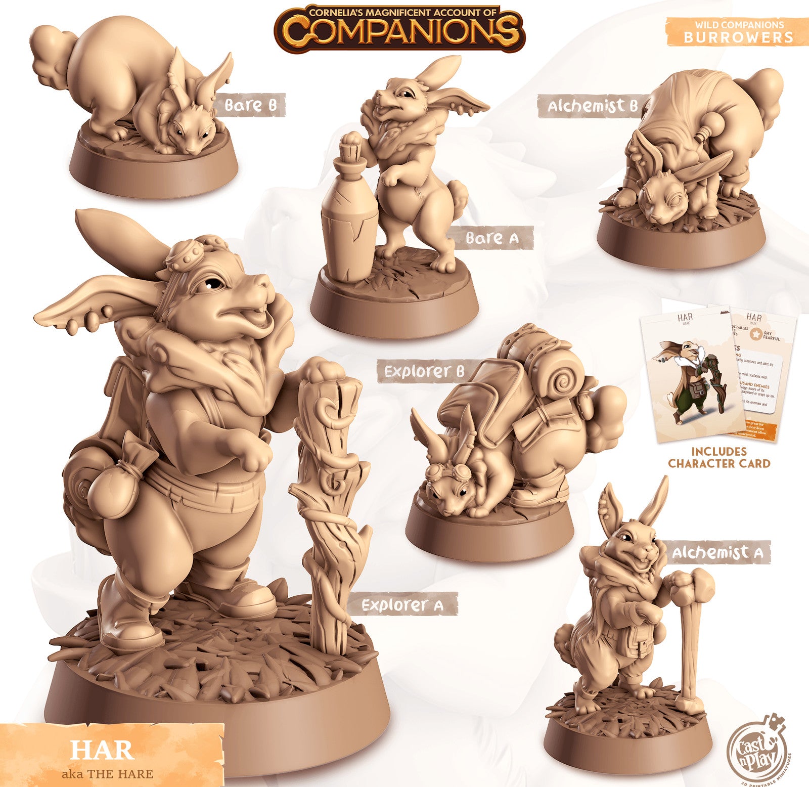 Har Hare Companion miniature