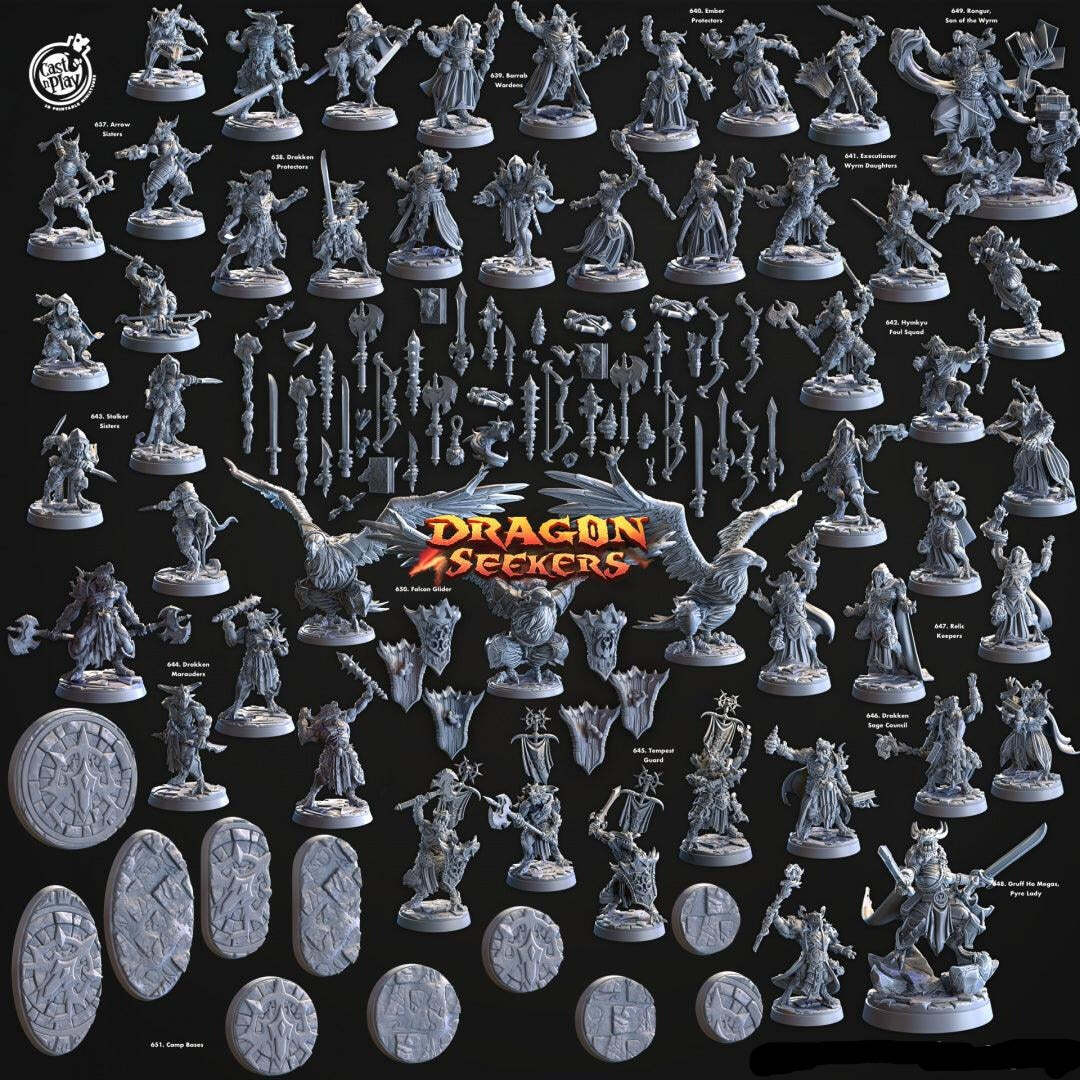 Dragonian Camp Bases Set