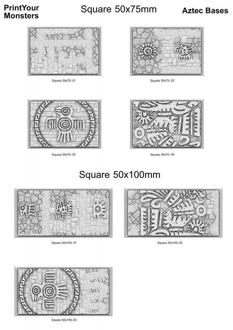 Square Bases Aztec Bases