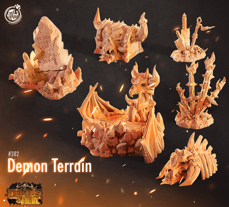 Demon Terrain Set Depths of Hell