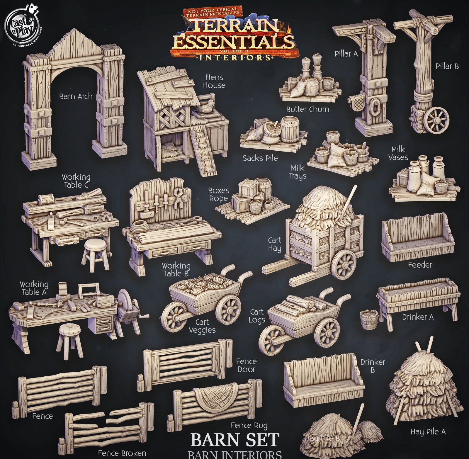 Barn Interiors Terrain Essentials