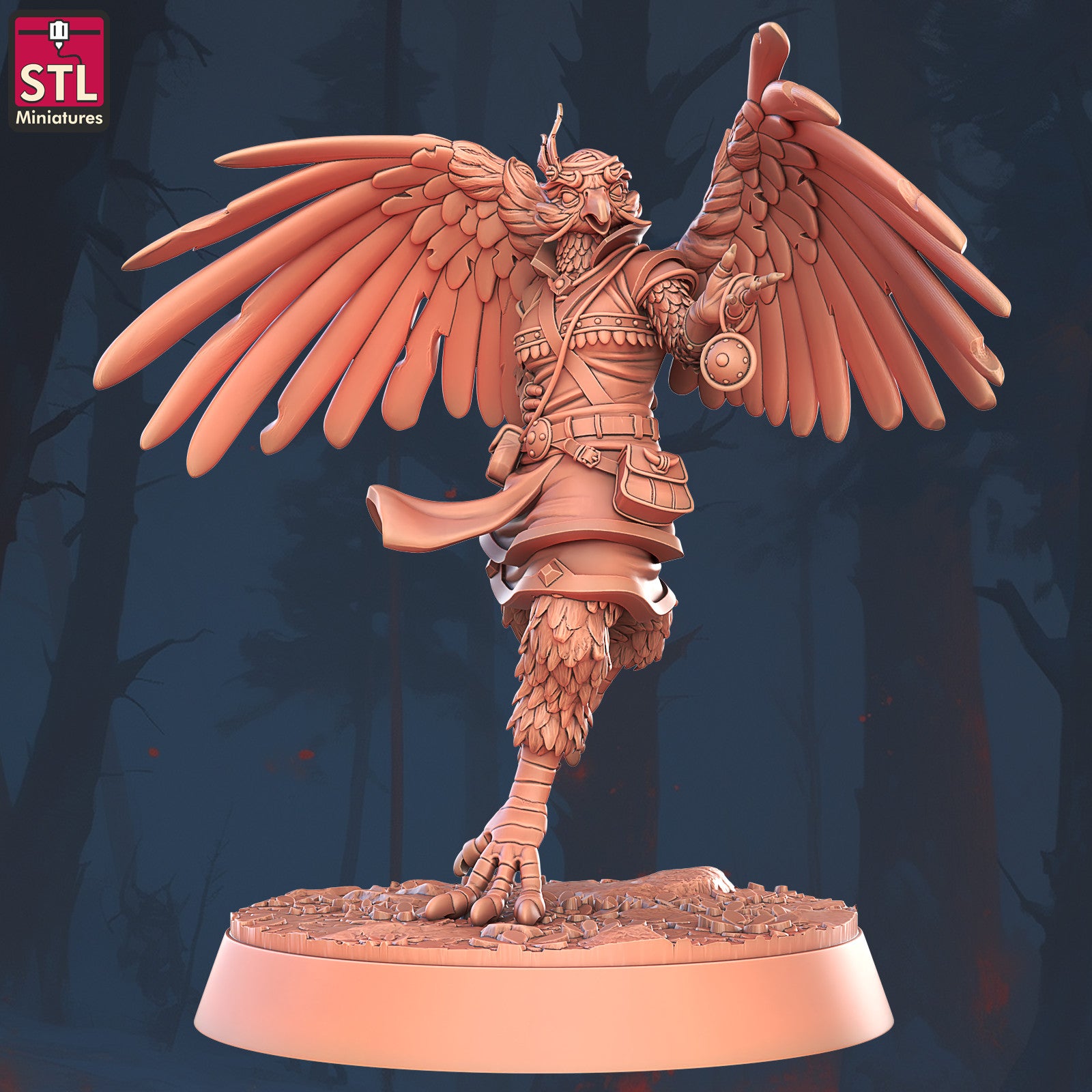 Aarakocra 28mm miniature