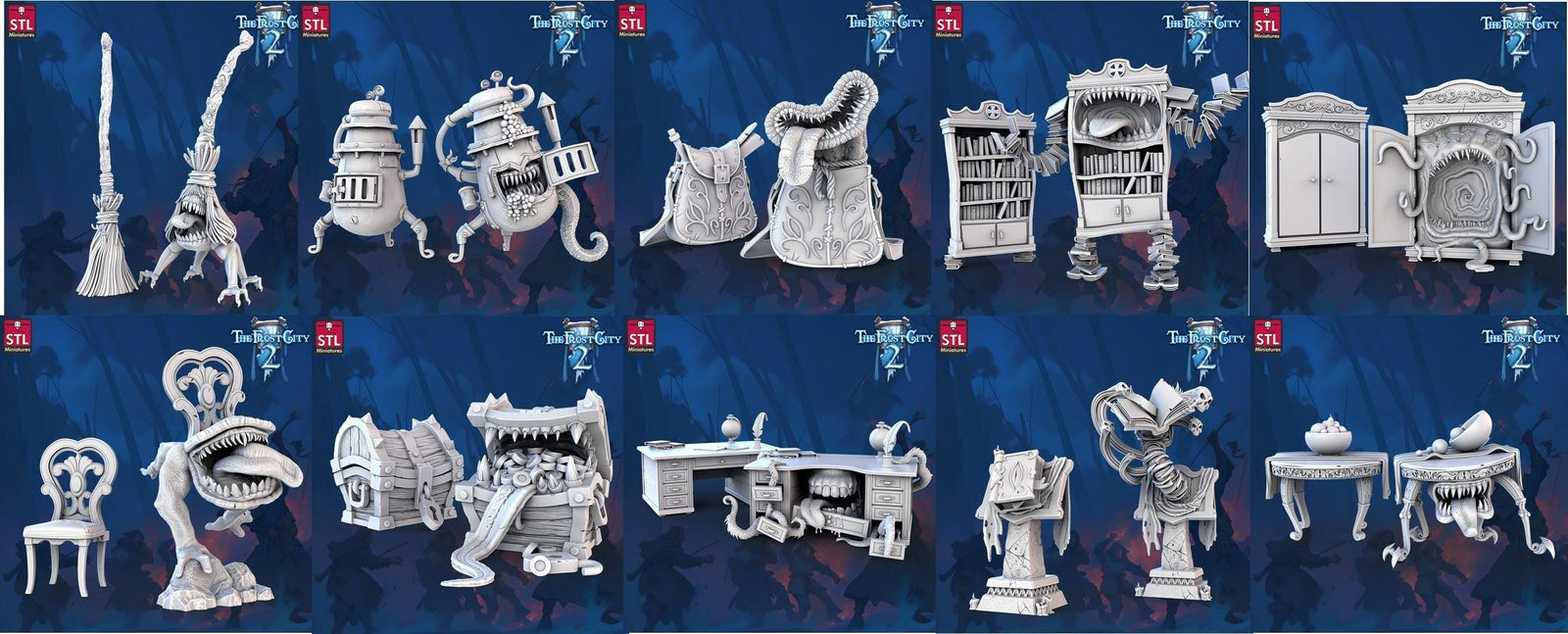 Frost City Mimics 28mm resin miniature set