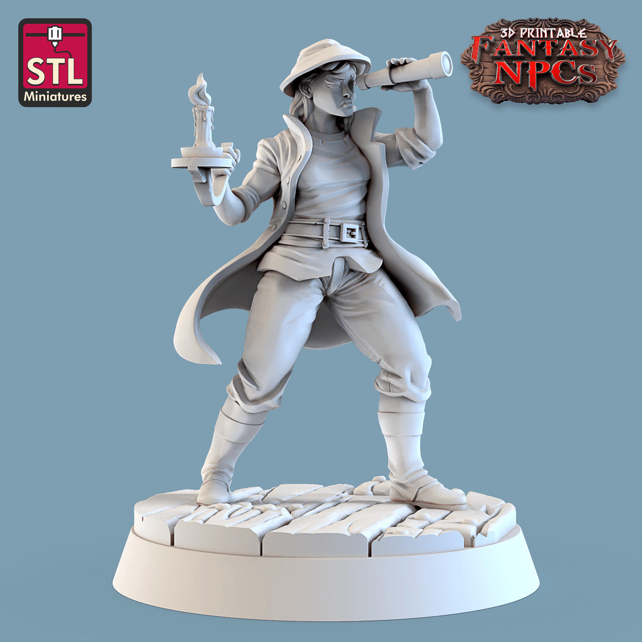 Lighthouse keeper 28mm miniature