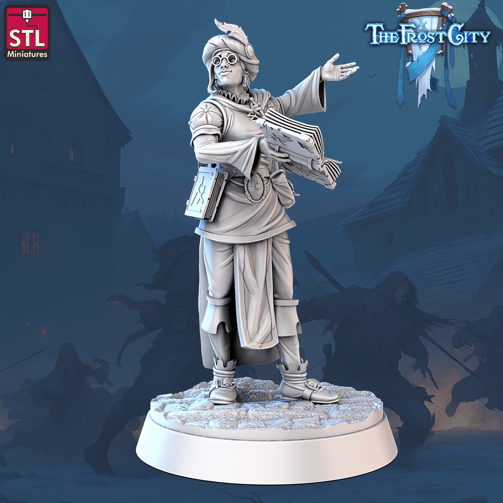 Frost City apprentice 28mm miniature