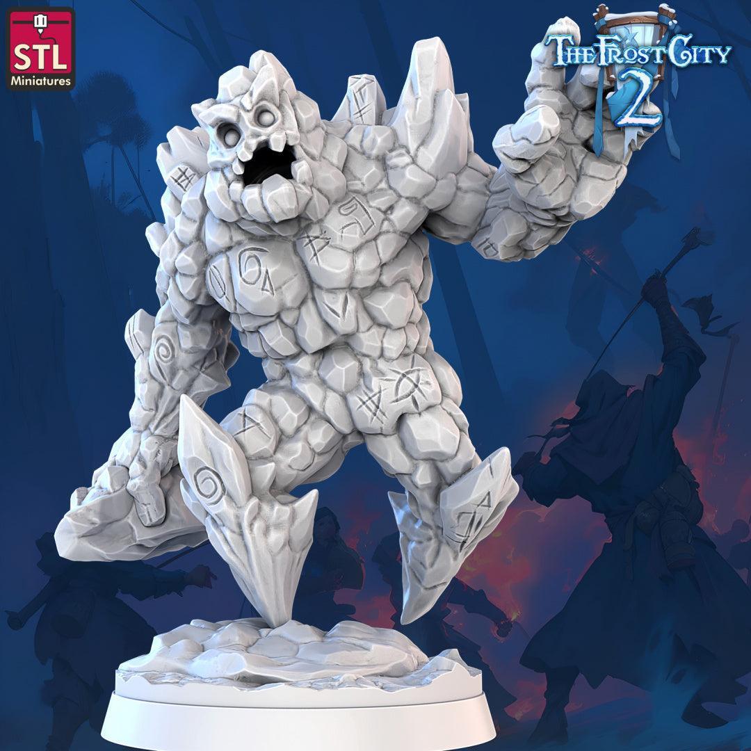 Granite Golem B 28mm miniature