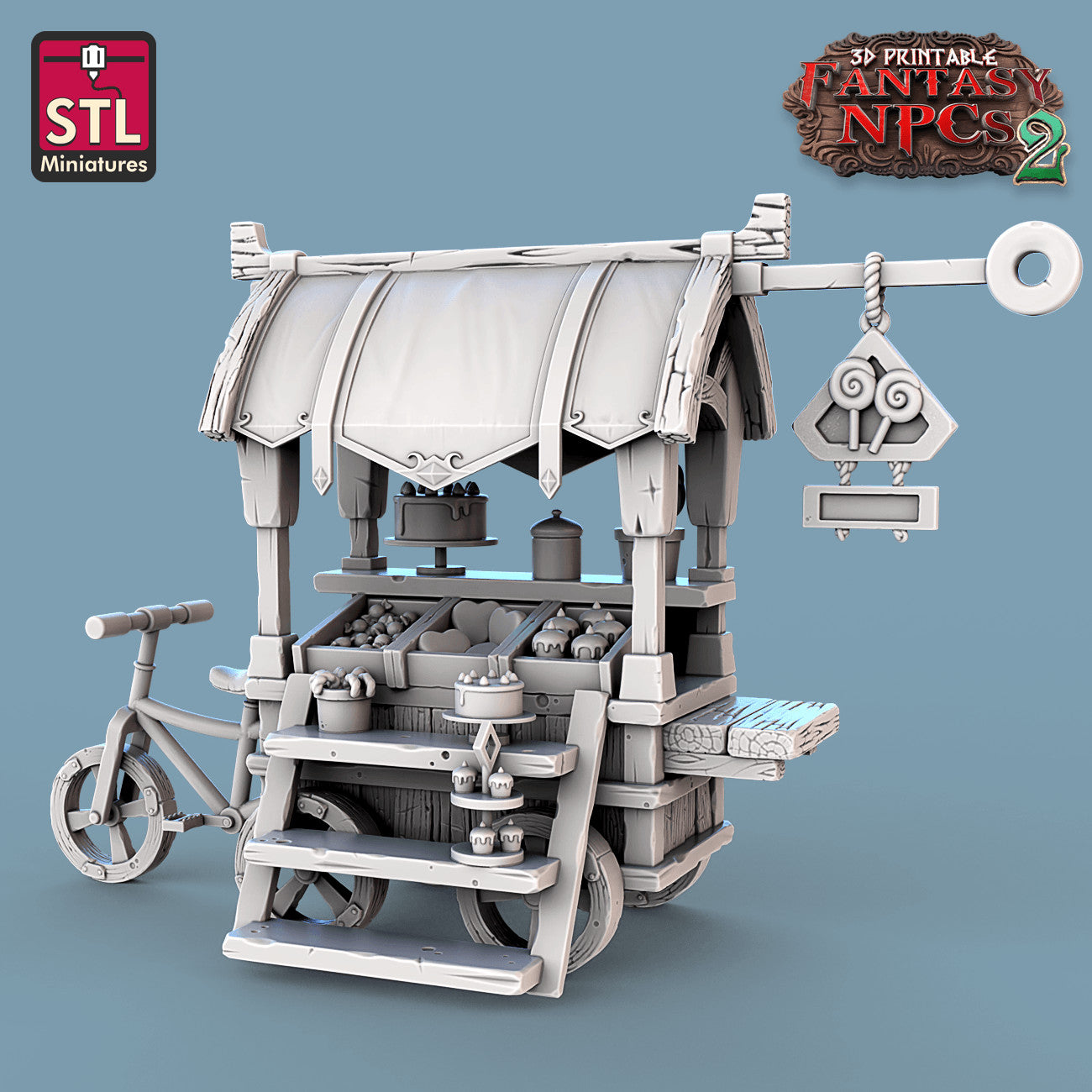 Candy cart terrain piece