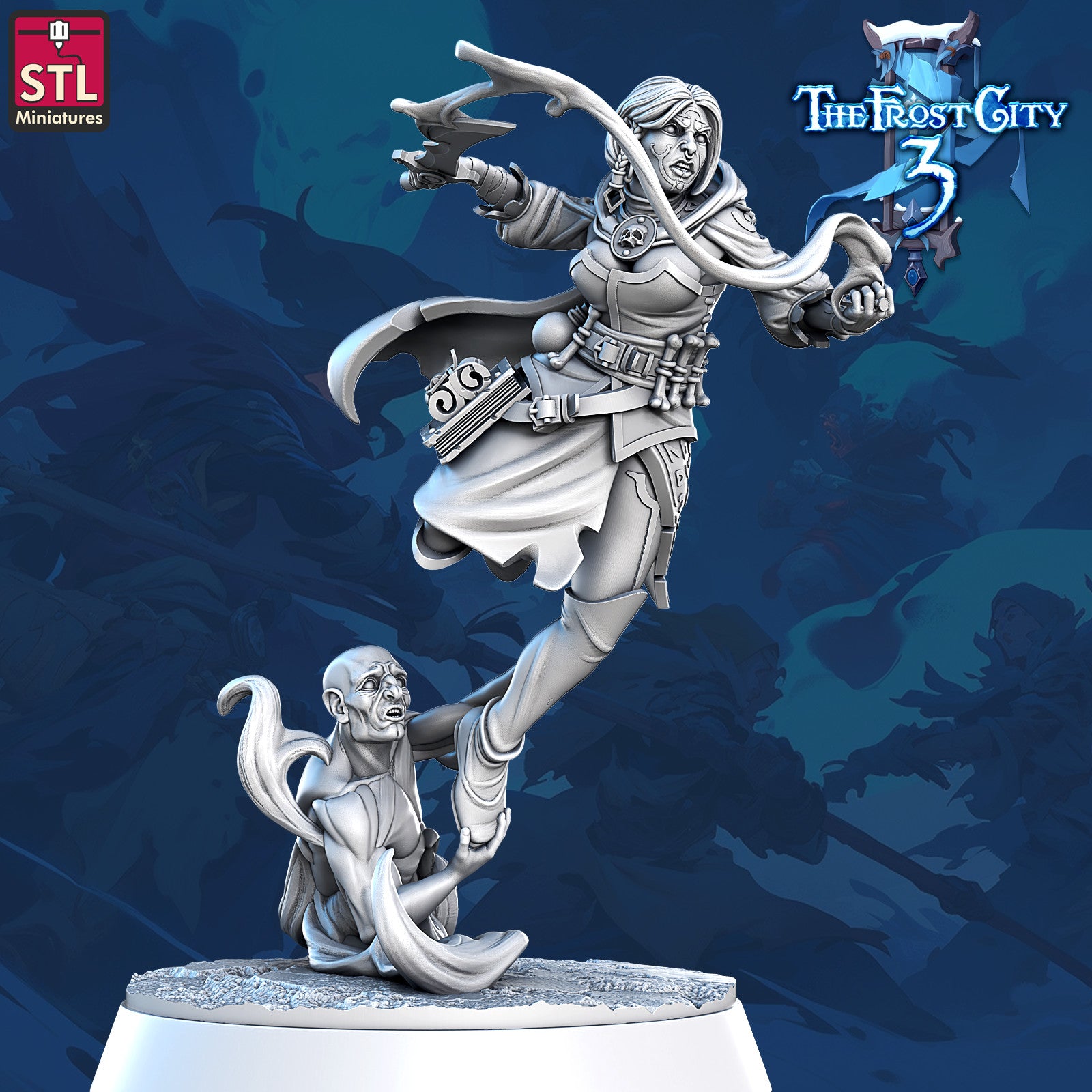 Alentha Lemedes spiritualist 28mm resin miniature