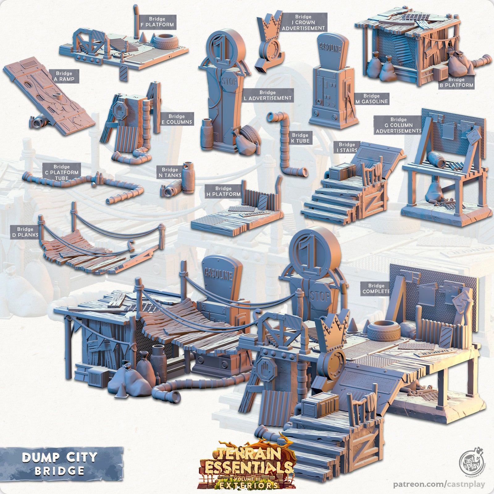 Bridge Dump City Set