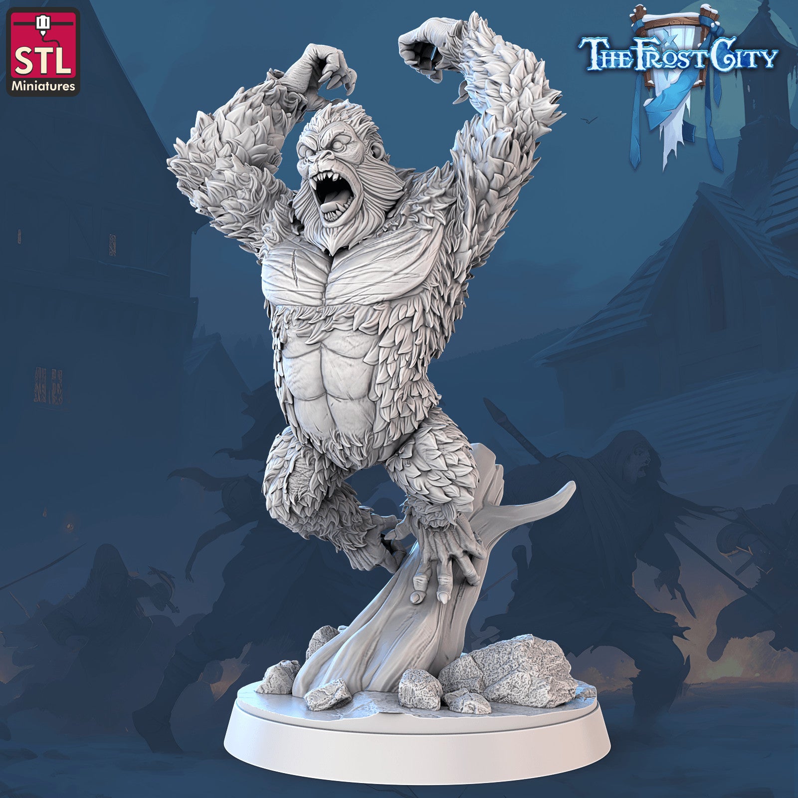 White gorilla miniature C