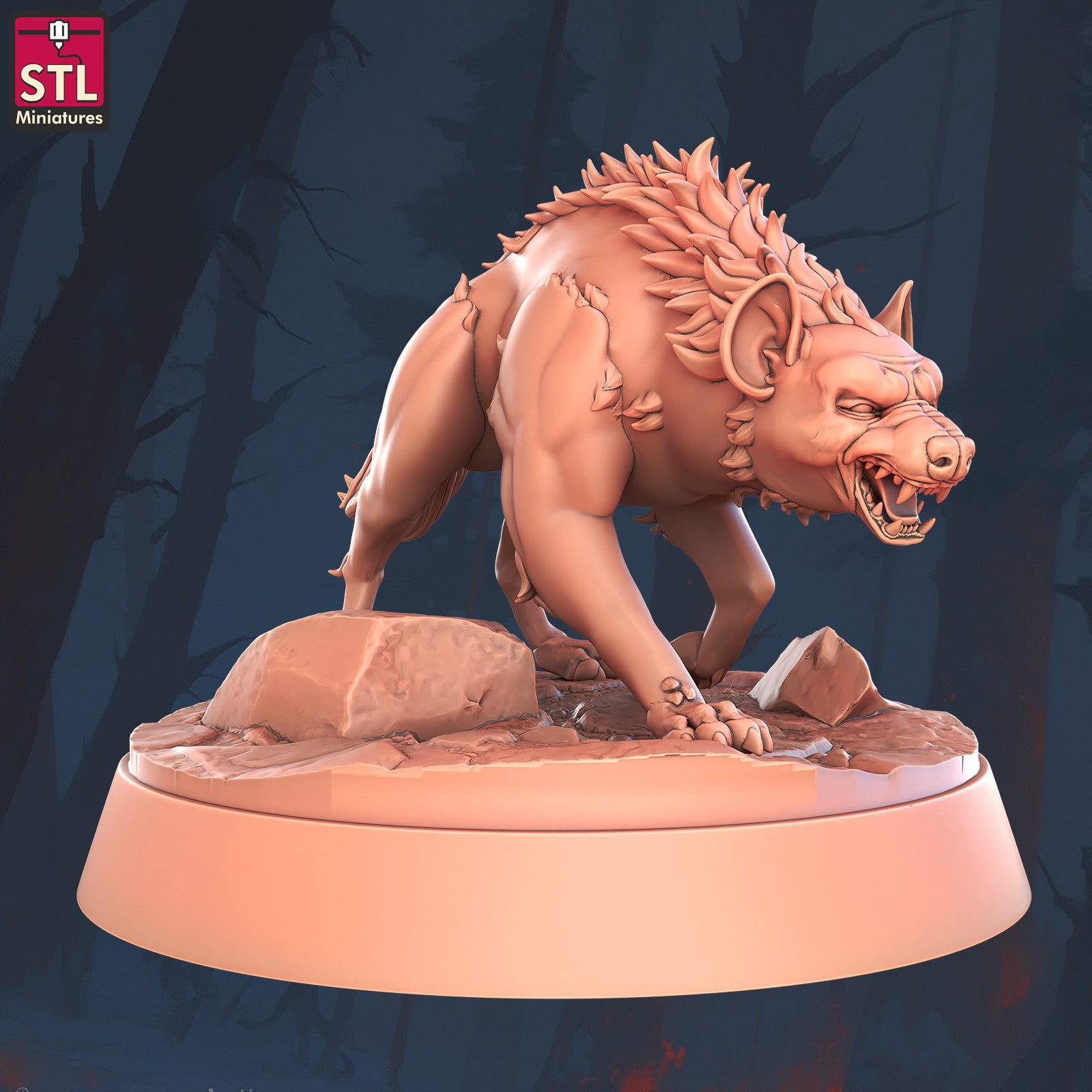 Hyena B 28mm miniature