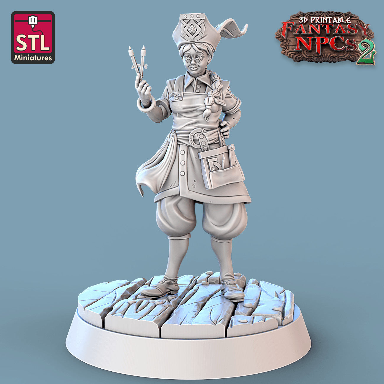 Cartographer NPC 28mm miniature
