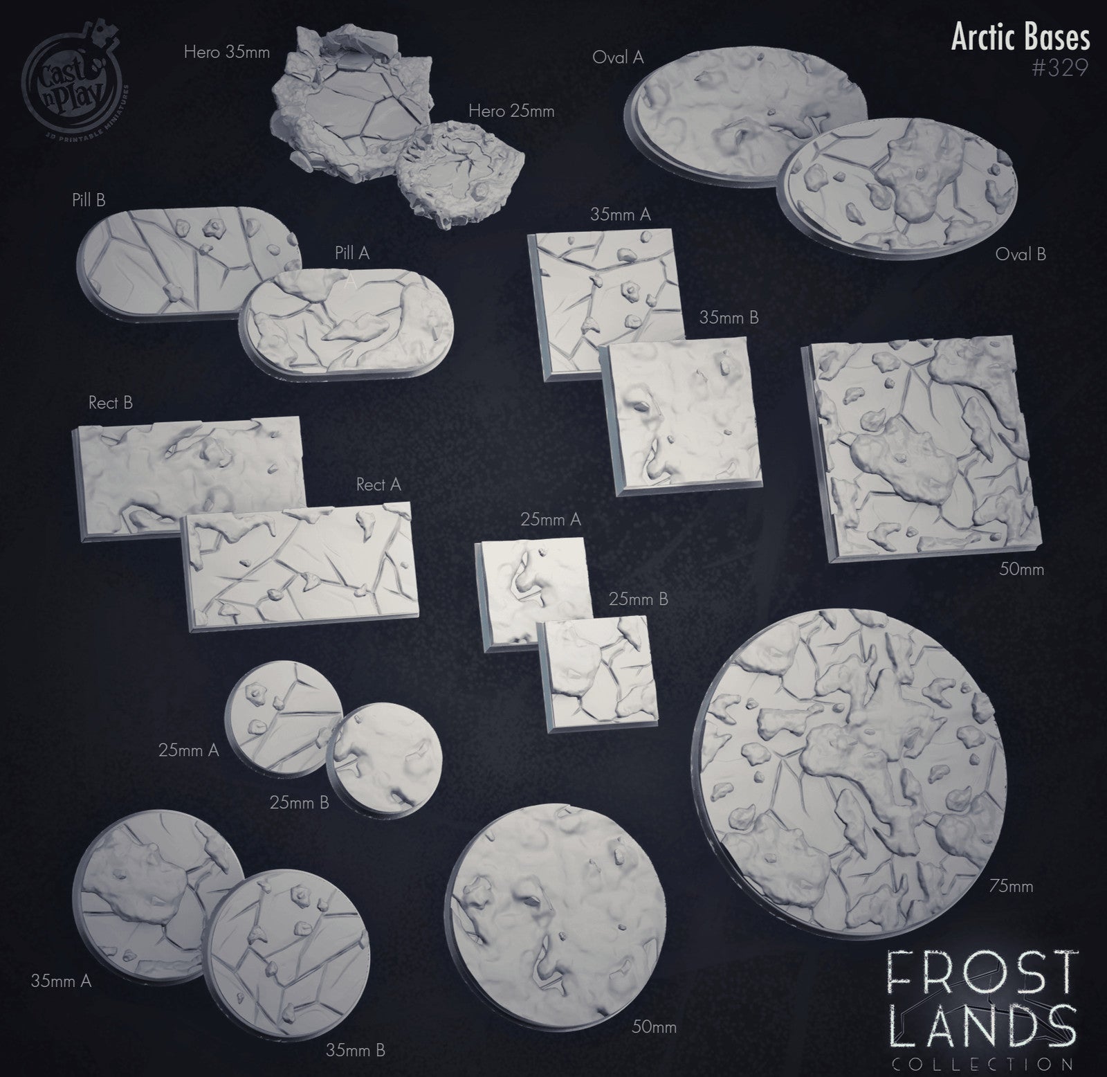 Cast n Play Arctic Frozen Bases Set