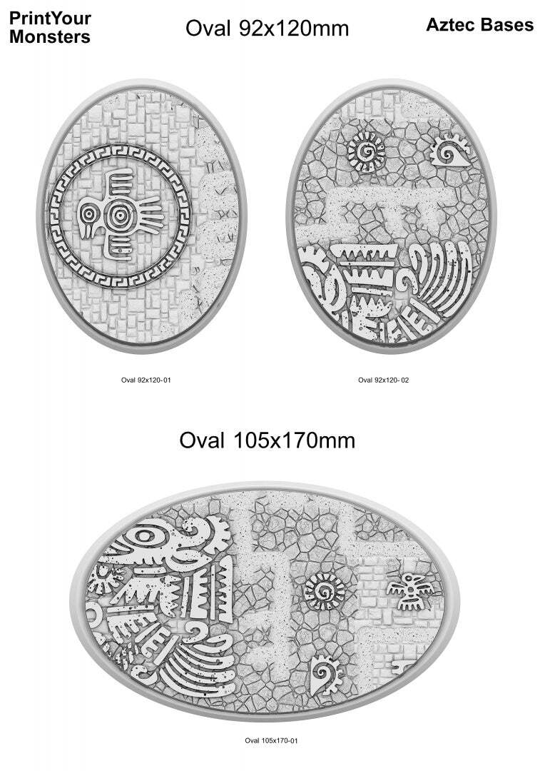 Oval Bases Aztec Bases