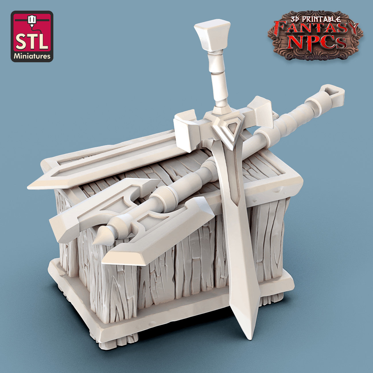 Weapon display racks 28mm scenery