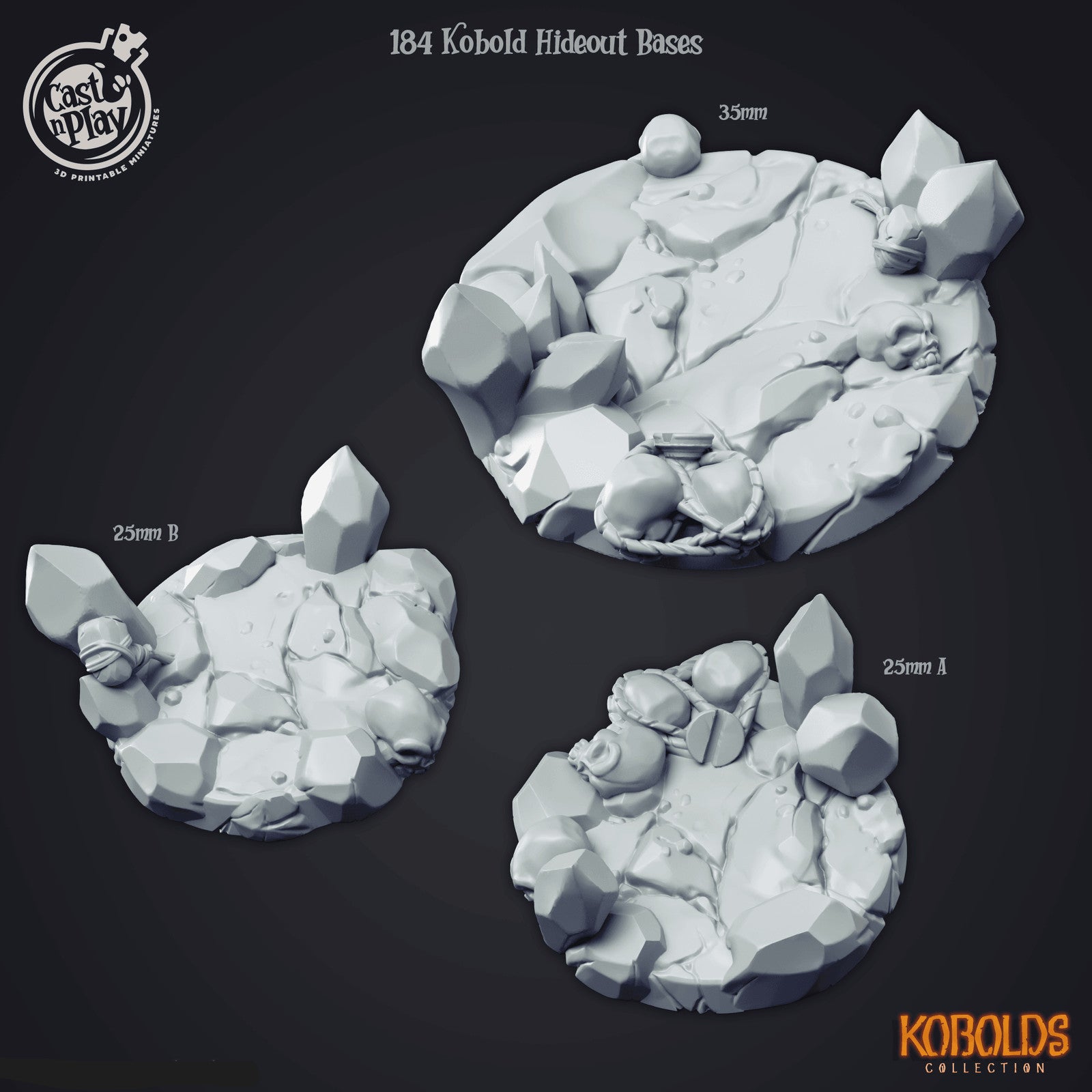 Cast n Play Kobolds Collection Bases