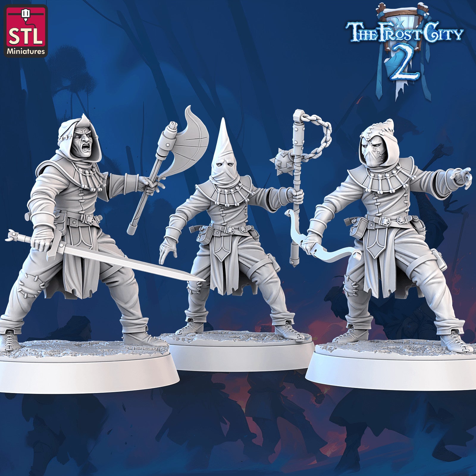 Cultist modular group B miniatures