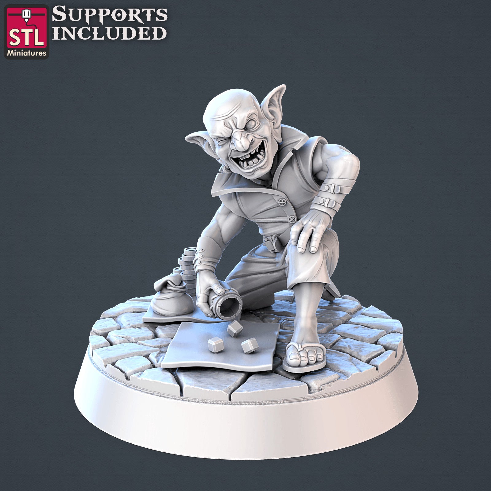 Street gambler figures miniatures
