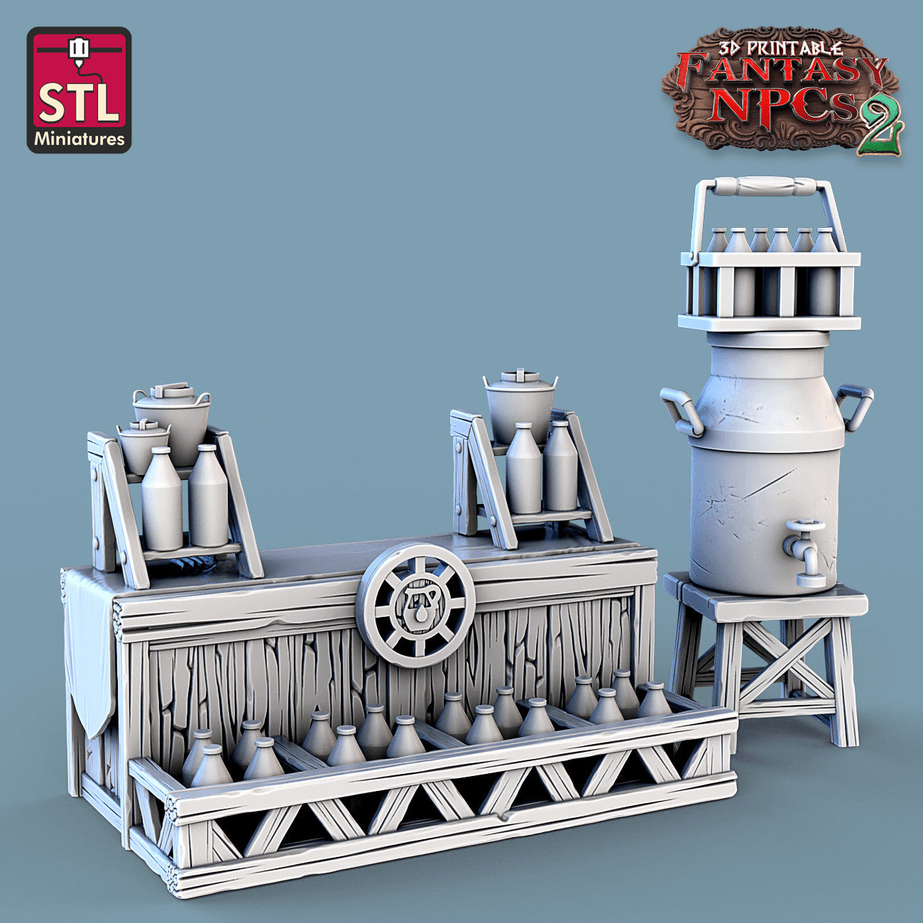 Milkman stand terrain piece