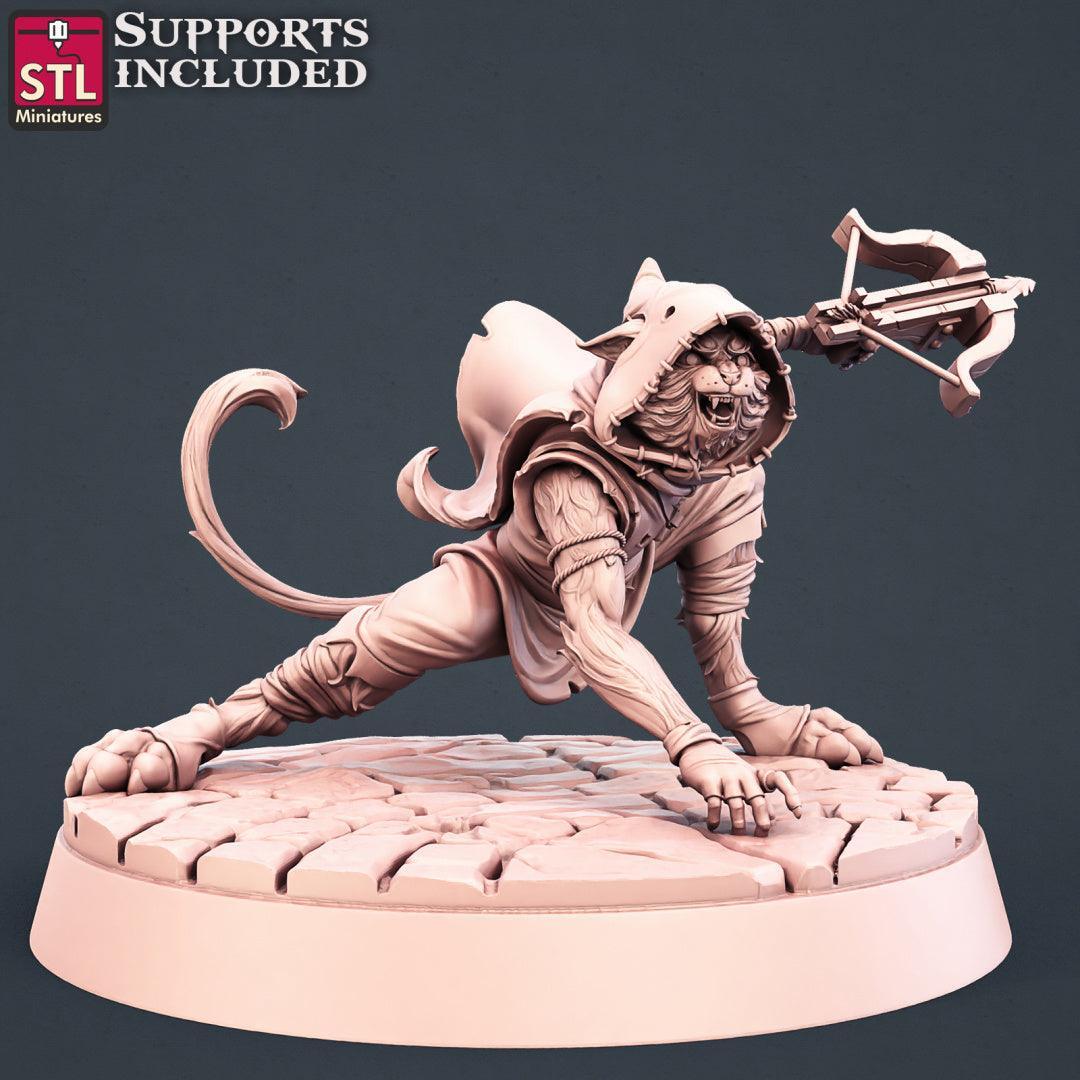 Tabaxi assassin miniature C
