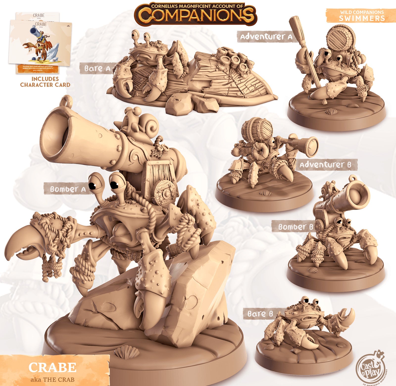 Crabe Crab Companion miniature
