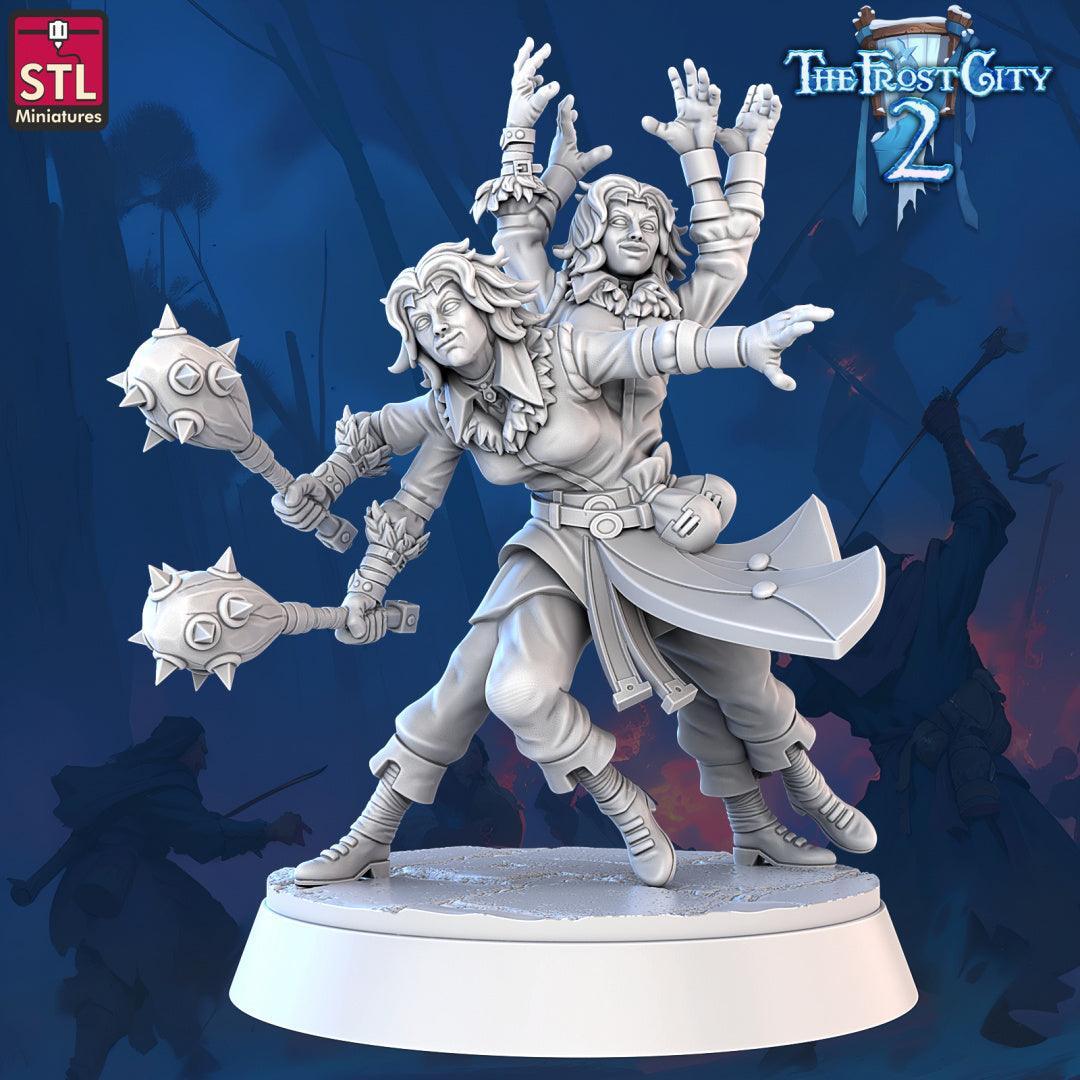 Frost City mage 28mm miniature