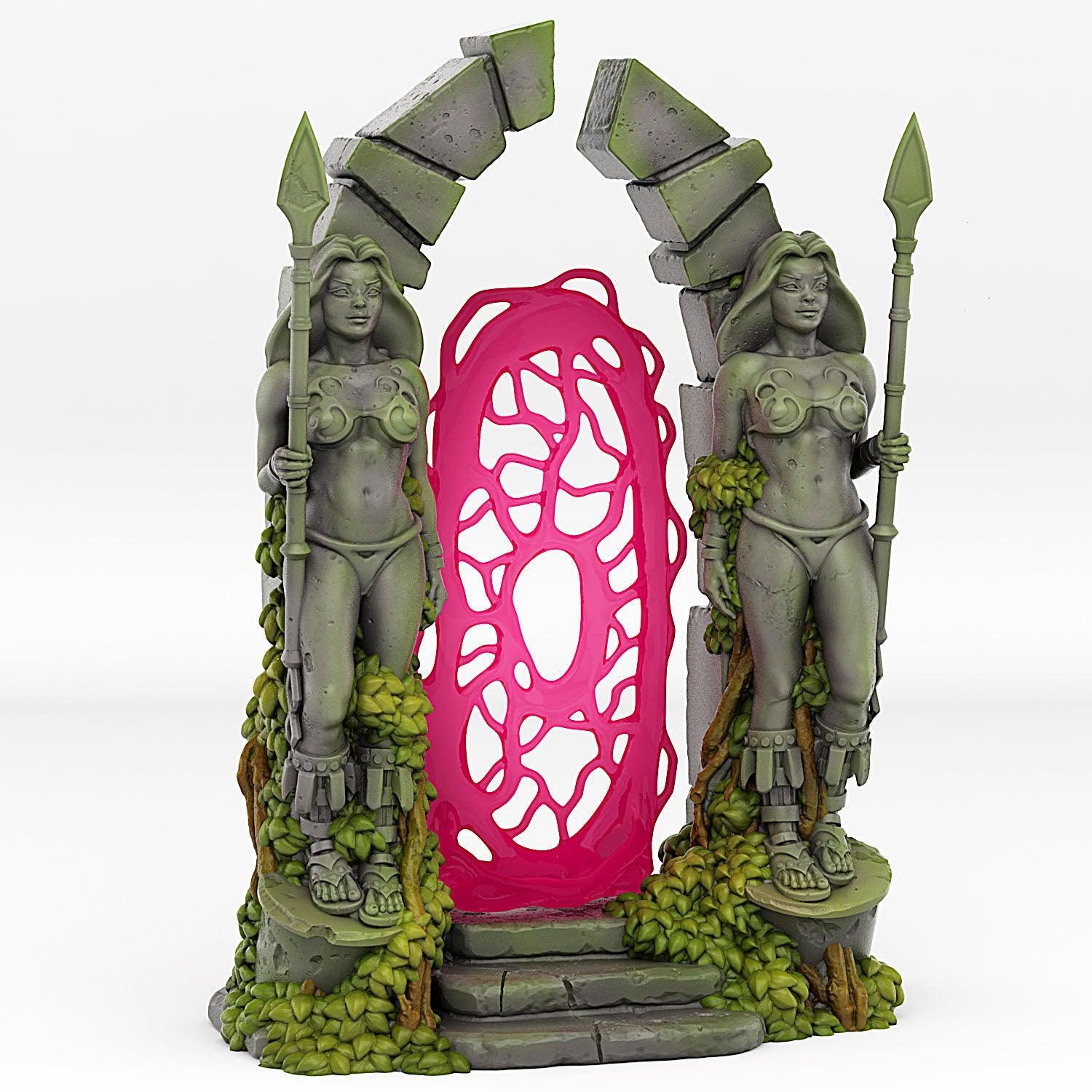 Amazone Portal With Its Lianas Effect