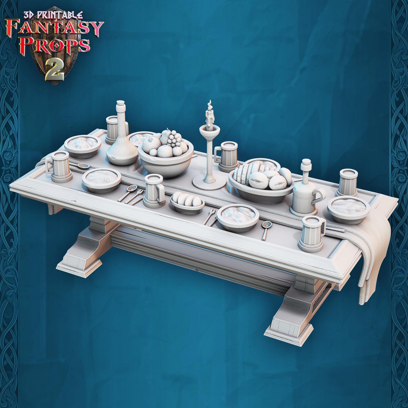 Tavern kitchen 28mm scenery