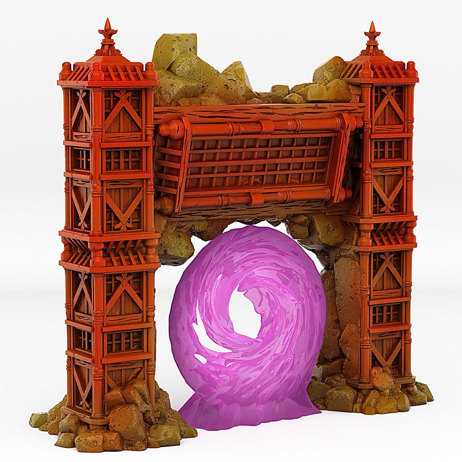 Ancient Asian Temple Portal