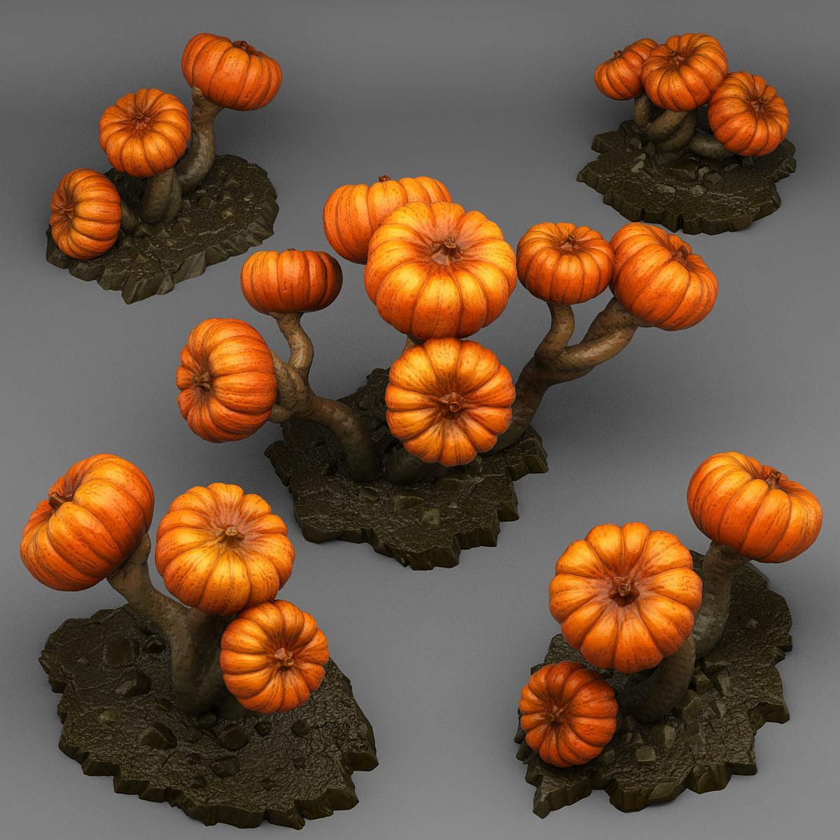 Dark Pumpkin Trees