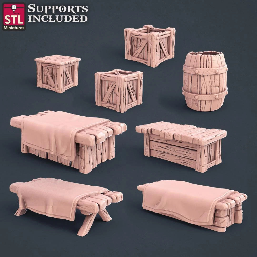 Blacksmith Weapon Store Set