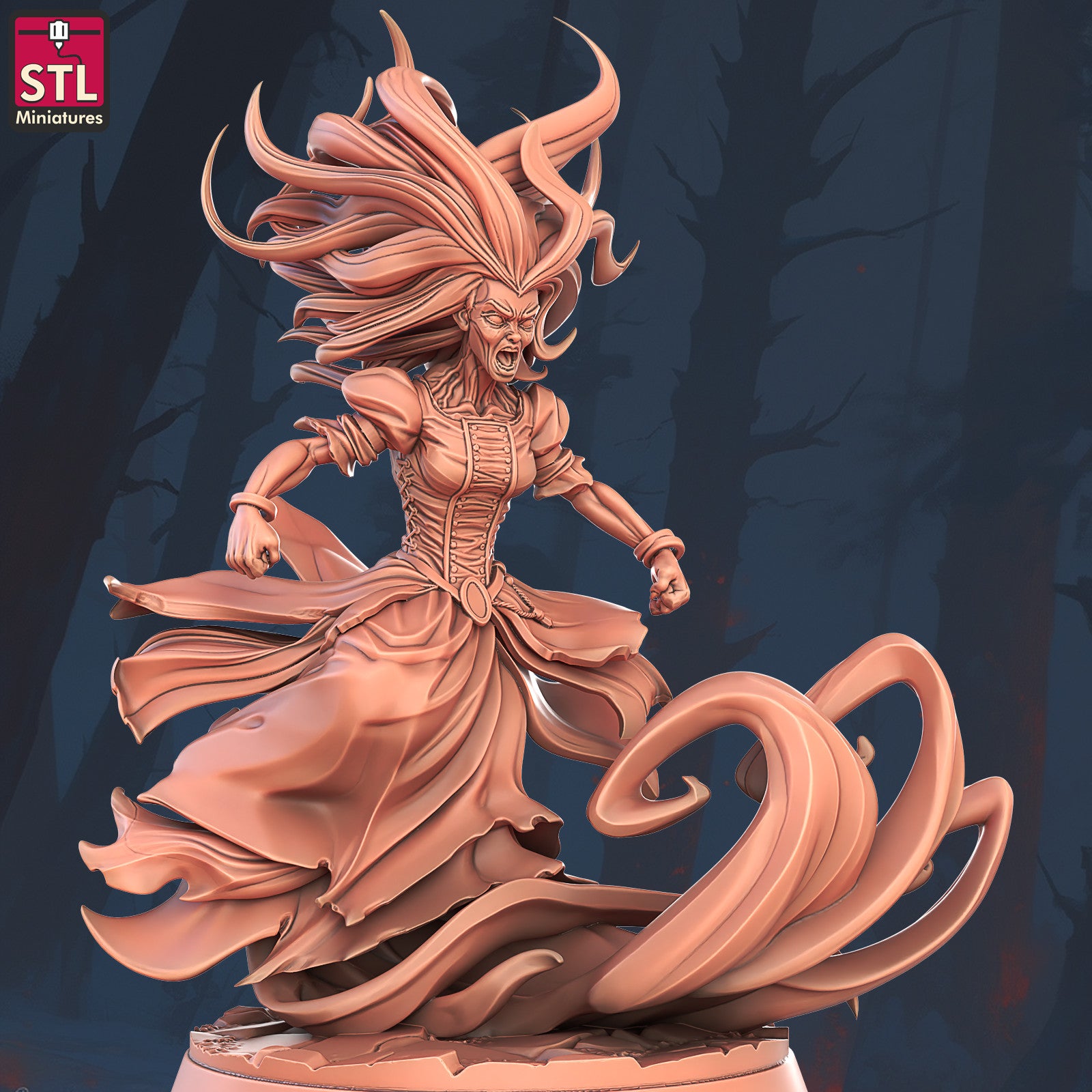 Banshee 28mm resin miniature