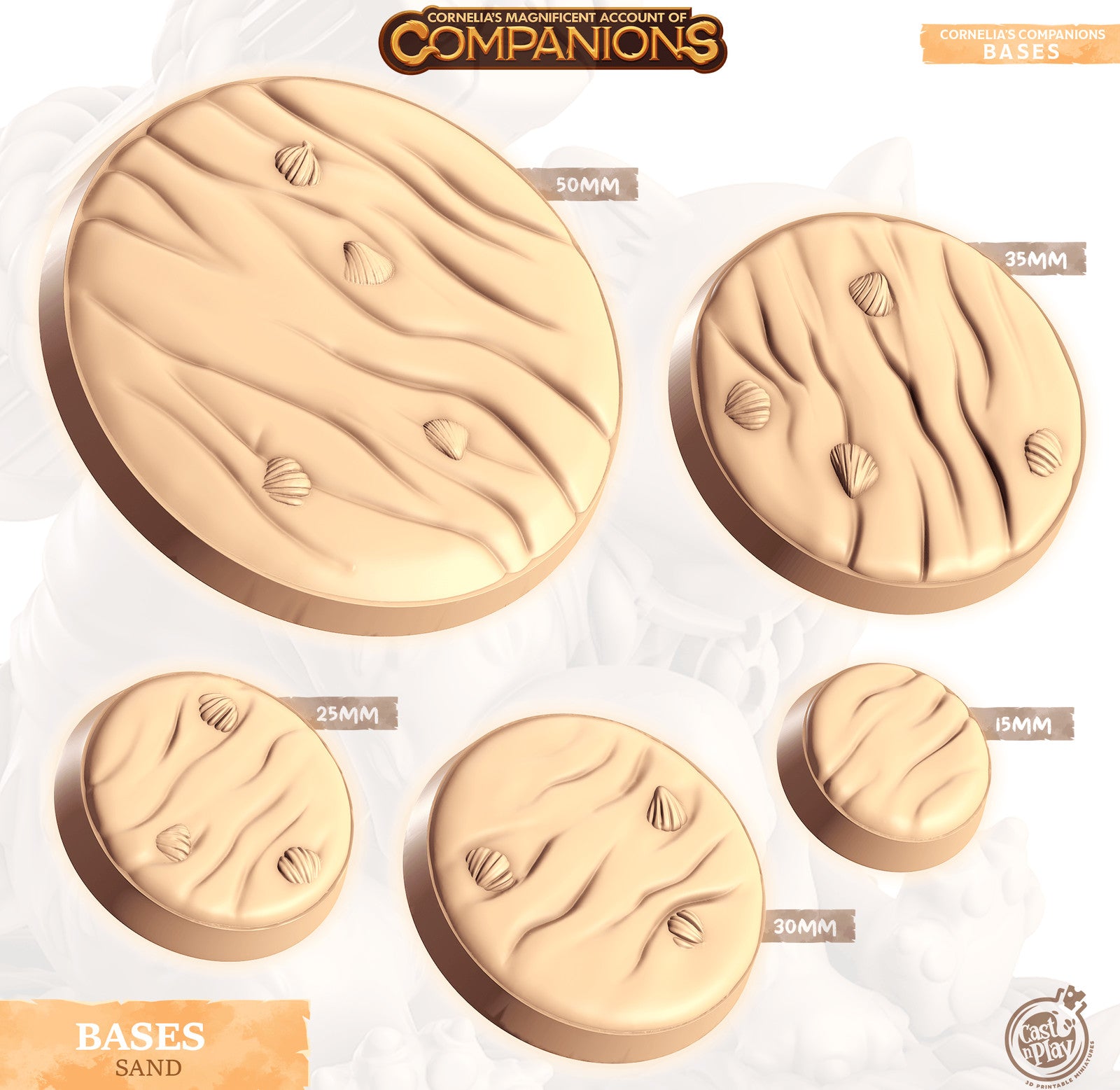 Cast n Play Sand Companion's Bases Starter Pack